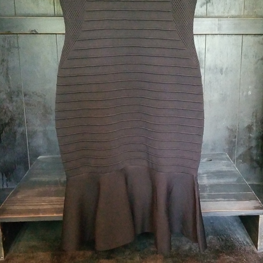 bebe Ruffle and Mesh Dress - Picture 3 of 5